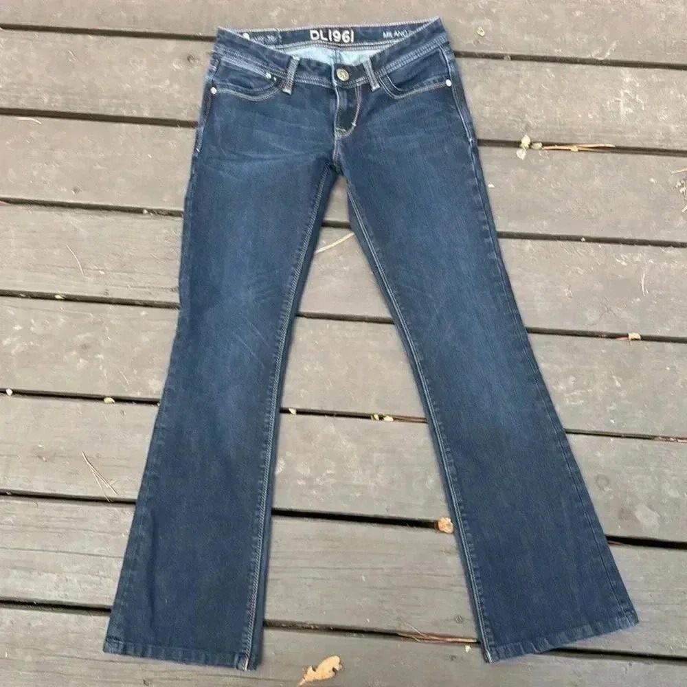 DL 1961 women’s Milano petite boot cut jeans size 26